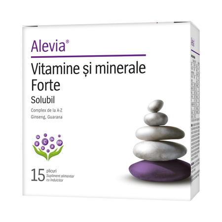 Suplimente - Vitamine și minerale Forte Solubil 15 plicuri