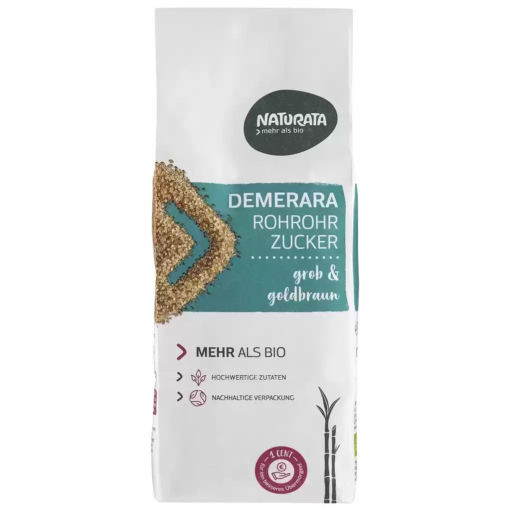 Zahar si Indulcitori - Zahar brut din trestie Demerara, eco 500g