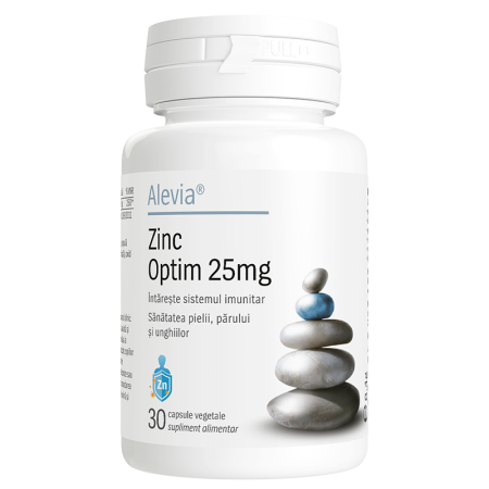 Suplimente - Zinc Optim 25mg 30 capsule vegetale