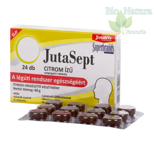 JUTASEPT COMPRIMATE DE SUPT CU GUST DE LĂMÂIE [2]