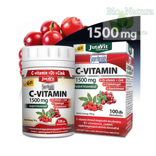 VITAMINA C MĂCEŞE EXTRACT DE ACEROLA 1500 mg [1]