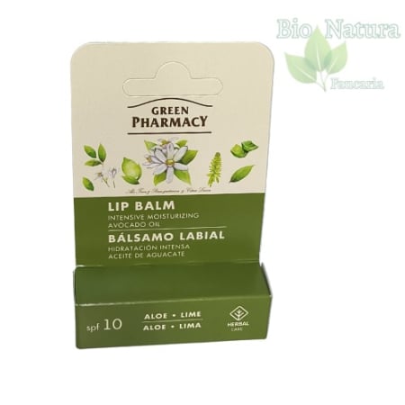 Make-up faţă - BALSAM DE BUZE HIDRATANT ALOE LIME