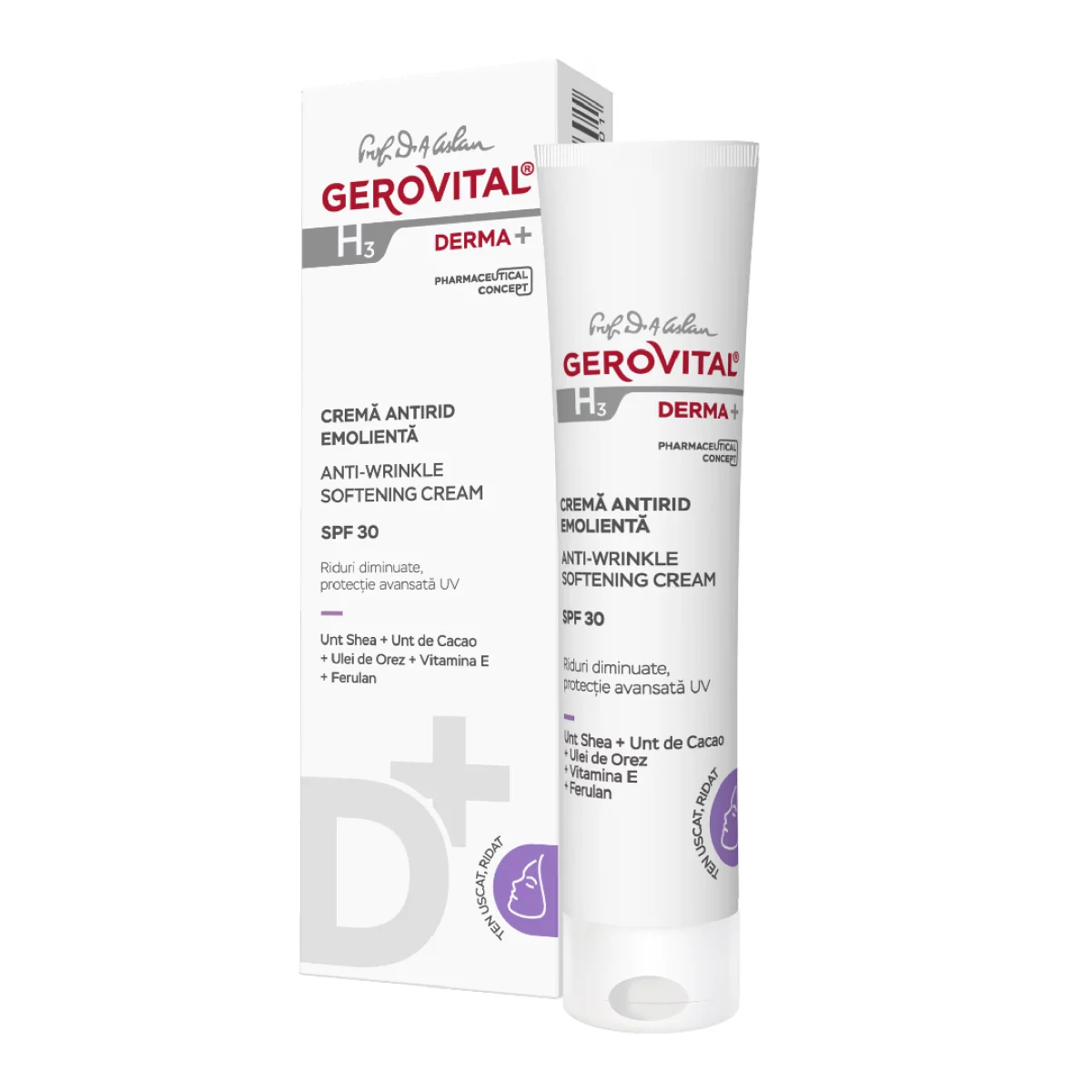 COSMETICE DERMATOLOGICE - CREMĂ ANTIRID EMOLIENTĂ SPF30