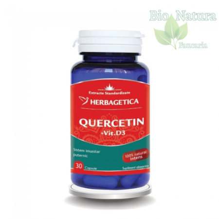 SUPLIMENTE ALIMENTARE - QUERCETIN + VITAMINA D3