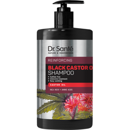 ÎNGRIJIRE PĂR - ȘAMPON CONSOLIDANT INTENSIV CU ULEI DE RICIN NEGRU