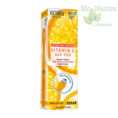 Tratamente pentru ochi - SER PENTRU CONTUR OCHI GLOW CU VITAMINA C