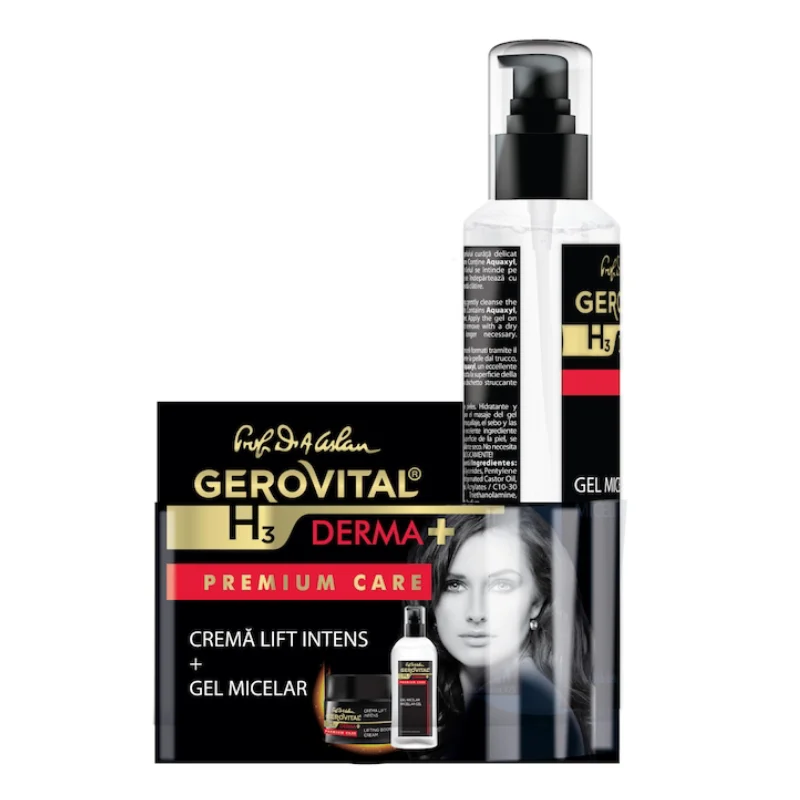 COSMETICE DERMATOLOGICE - SET CADOU DERMATOCOSMETICE GEROVITAL H3 DERMA+ PREMIUM CARE