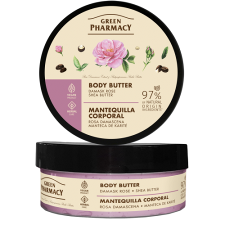 COSMETICE - UNT CORPORAL CU EXTRACT DE TRANDAFIR ȘI UNT DE SHEA