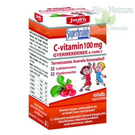 SUPLIMENTE ALIMENTARE - VITAMINA C NATURALĂ CU ACEROLA PENTRU COPII