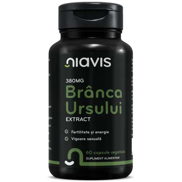 Branca Ursului Extract 380mg 60cps vegetale [1]