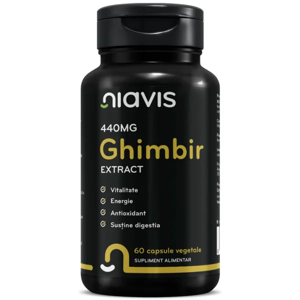 Ghimbir Extract 440mg 60cps vegetale [1]