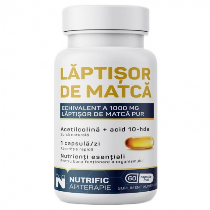 Lǎptișor de matcǎ, 60 capsule moi, Nutrific [1]