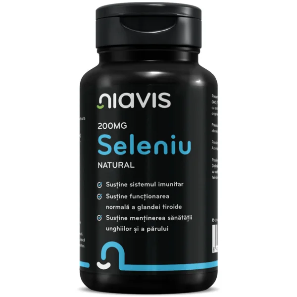 Seleniu Natural 200mg 60cps vegetale [1]