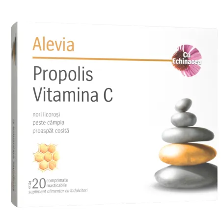 Copii - Blister Propolis Vitamina C cu Echinacea 20 cp
