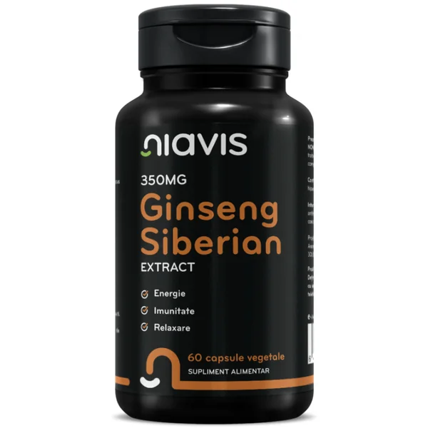 Produse Naturiste - Ginseng Siberian Extract 350mg 60cps vegetale