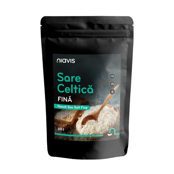 Alimente bio - Sare celtica fina, 500g, Niavis