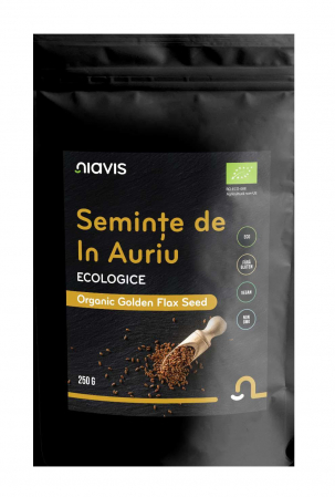 Produse Naturiste - Seminte de In Auriu Ecologice/BIO 250g