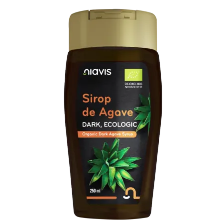 Dieta&Nutritie - Sirop de Agave Dark Ecologic, 250 ml, Niavis