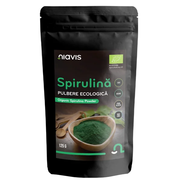 Produse Naturiste - Spirulina Pulbere Ecologica/BIO 125g