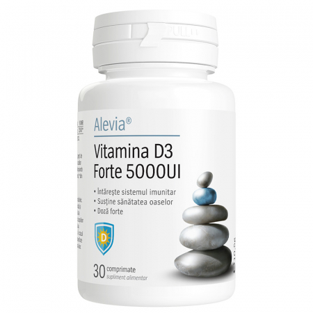 Produse Naturiste - Vitamina D3 Forte 5000 UI