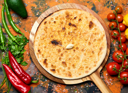 Pizza - Focaccia cu parmezan si usturoi