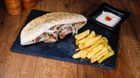 Grill & MORE - Meniu Pita Basil cu porc