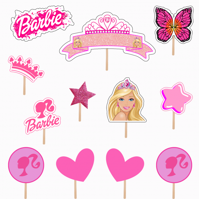 Set figurine tort/briose Barbie [1]