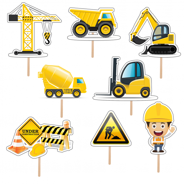 Set figurine tort/brioșe Conustrucții [1]