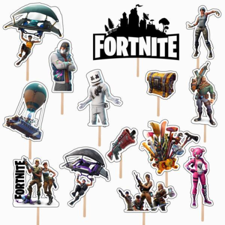 Seturi Figurine - Set figurine tort/briose Fortnite