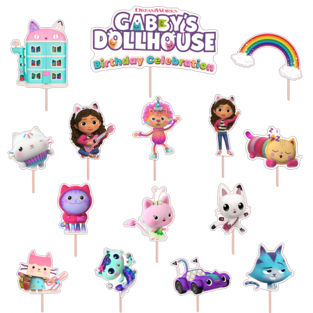 Seturi Toppere Tort - Set figurine tort/briose Gabby's Dollhouse