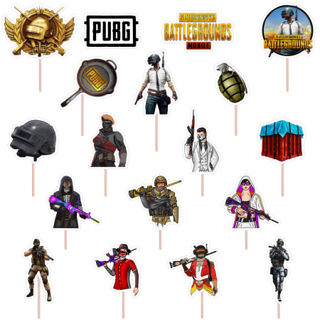Seturi Toppere Tort - Set figurine tort/brioșe PUBG