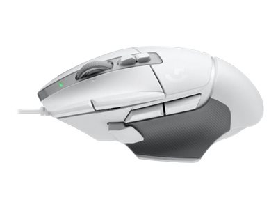 Logitech G502 X White Wired Gaming Mouse Front View [3]