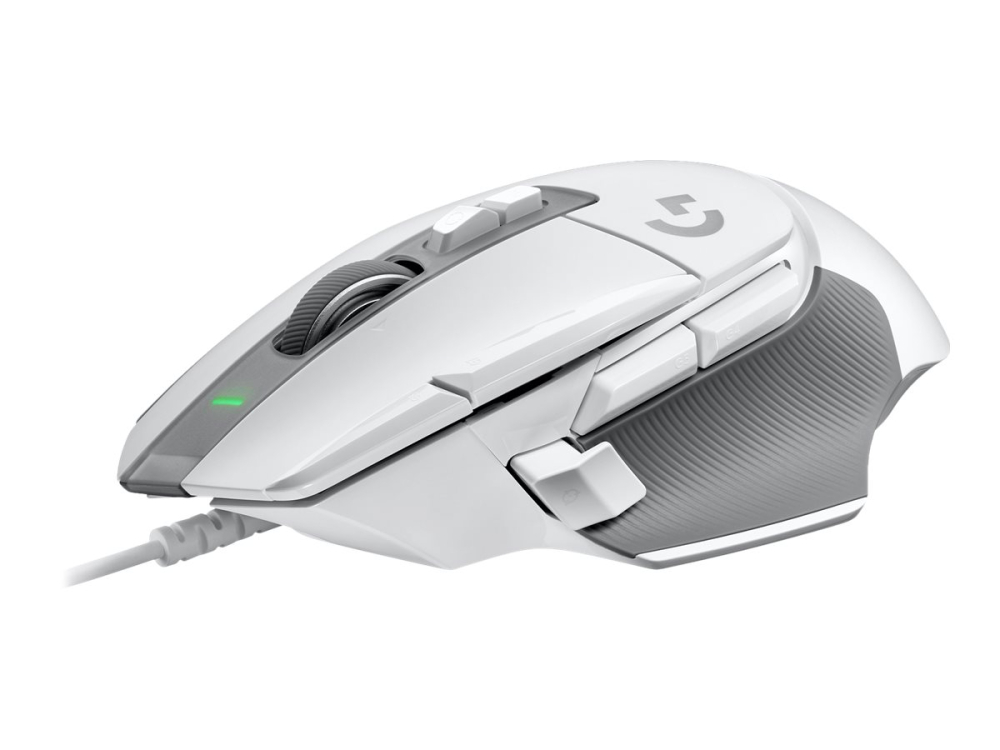 Logitech G502 X White Wired Gaming Mouse Front View [4]