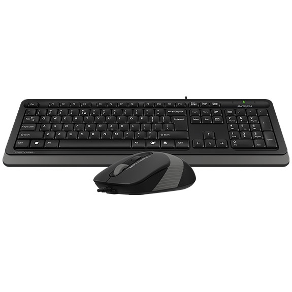 A4TECH Fstyler F1010 Grey – Kit tastatură 104 taste + mouse 1600 DPI, USB [2]