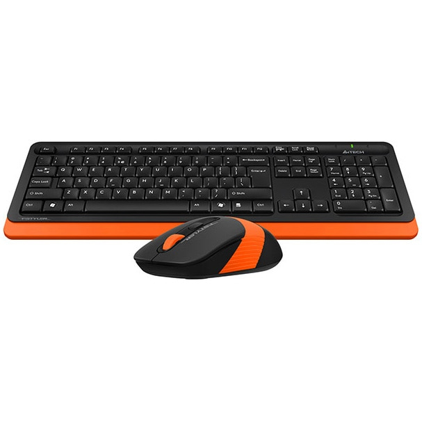 A4TECH Fstyler FG1010 Orange – Kit tastatură wireless 104 taste + mouse wireless 2000 DPI [4]