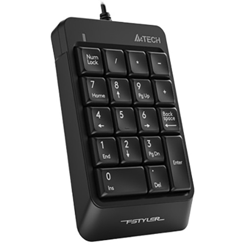 A4TECH Fstyler FK‑13P‑BK – Tastatură numerică 18 taste, USB, 150 cm [3]