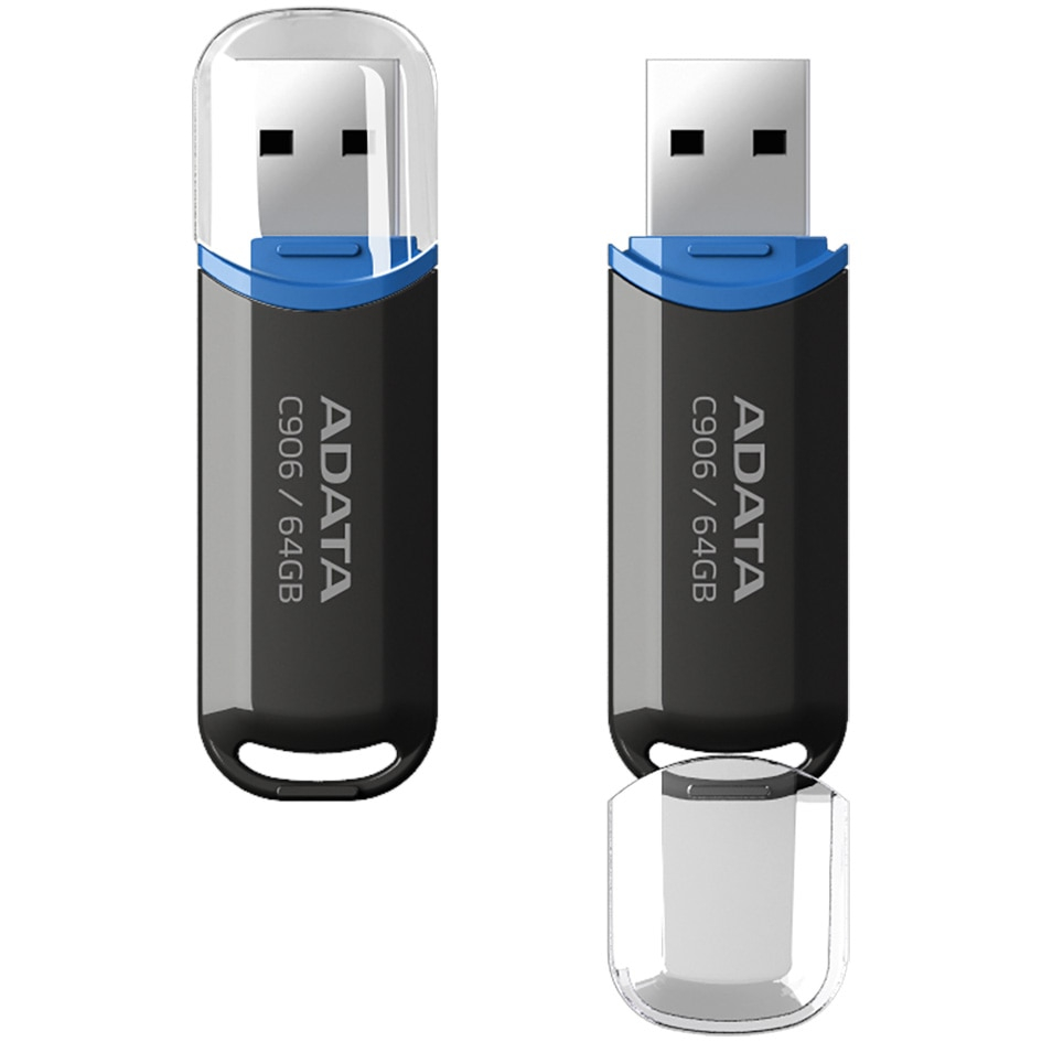 ADATA AC906 64GB – USB 2.0, cu capac, negru [2]