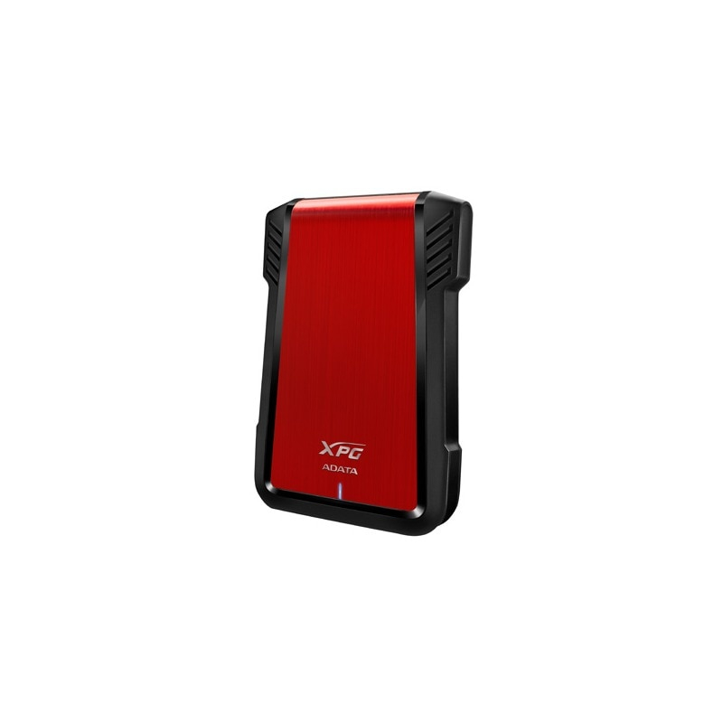 ADATA EX500 – Rack extern 2.5", SATA, USB 3.1 Gen2 Type‑C, negru cu roșu [2]