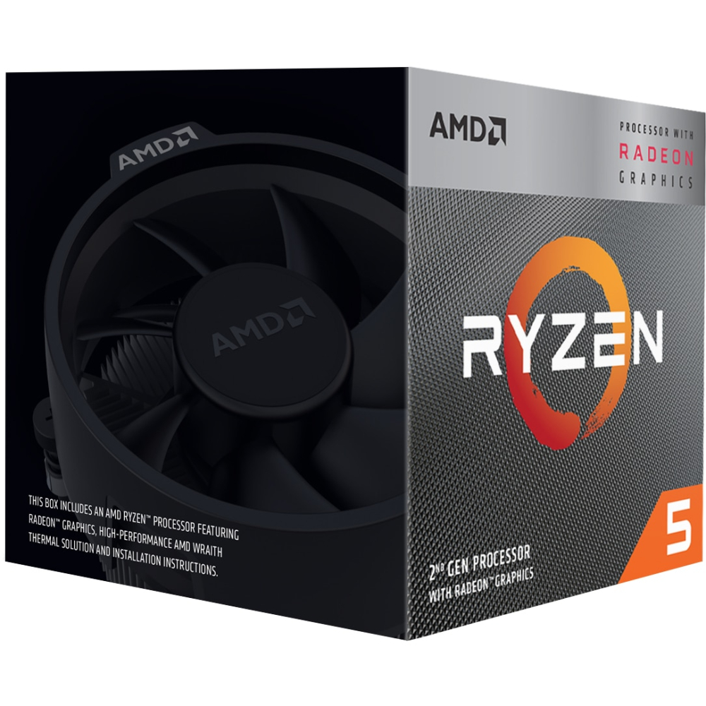 AMD Ryzen 5 3400G – 4C/8T, 4.2 GHz, Vega 11, 65W, AM4, BOXAMD Ryzen 5 3400G – 4C/8T, 4.2 GHz, Vega 11, 65W, AM4, BOX [2]