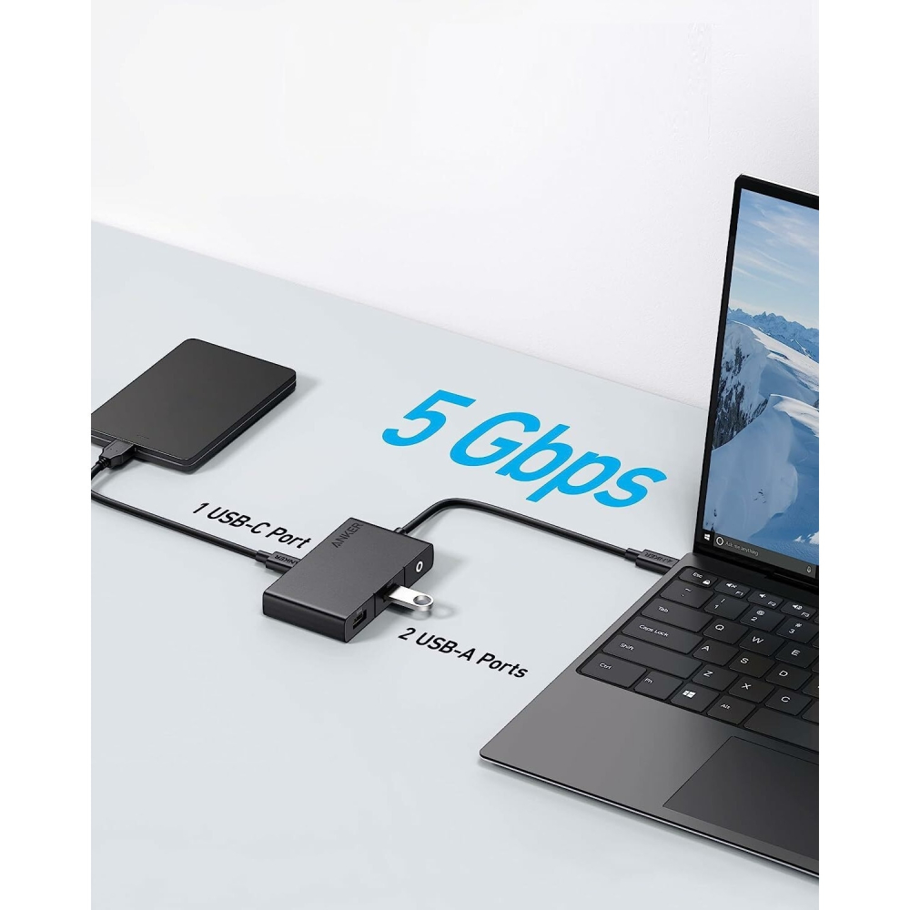 Anker Docking Station 5‑in‑1 – HDMI 4K, USB 3.2 Gen1, PD 100W – A8356G11 [4]