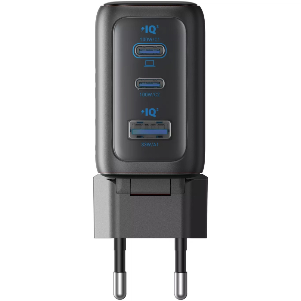 Anker Smart Display 100W – alimentator rețea fast charge, 2×USB‑C + USB‑A – B121BGZ1 [2]