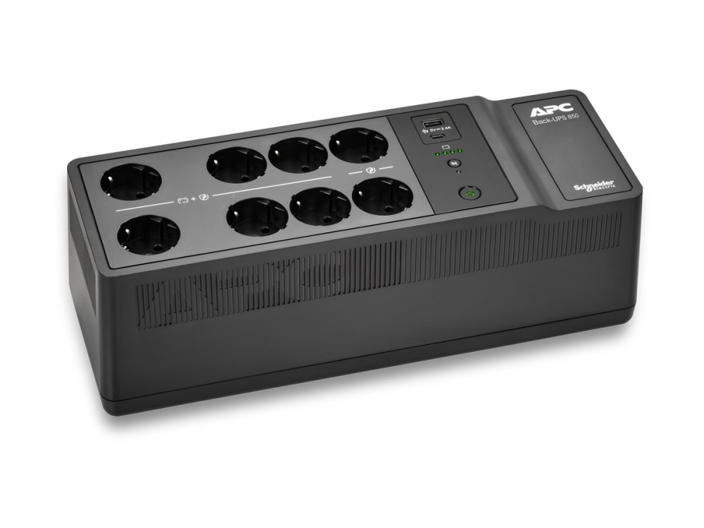 APC Back‑UPS BE850G2‑GR – UPS 850VA/520W, 8 prize, USB‑C, AVR [4]