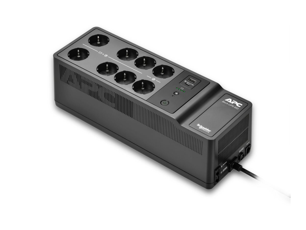 APC Back‑UPS BE850G2‑GR – UPS 850VA/520W, 8 prize, USB‑C, AVR [5]