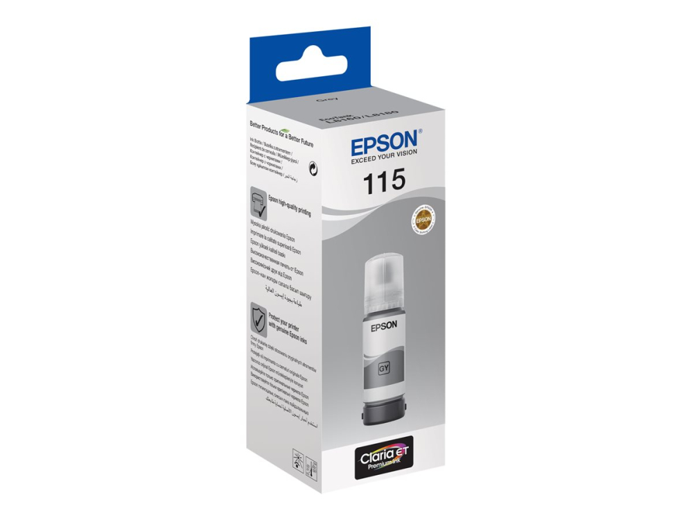 Epson 115 EcoTank Grey, Cerneală Originală 70 ml [2]