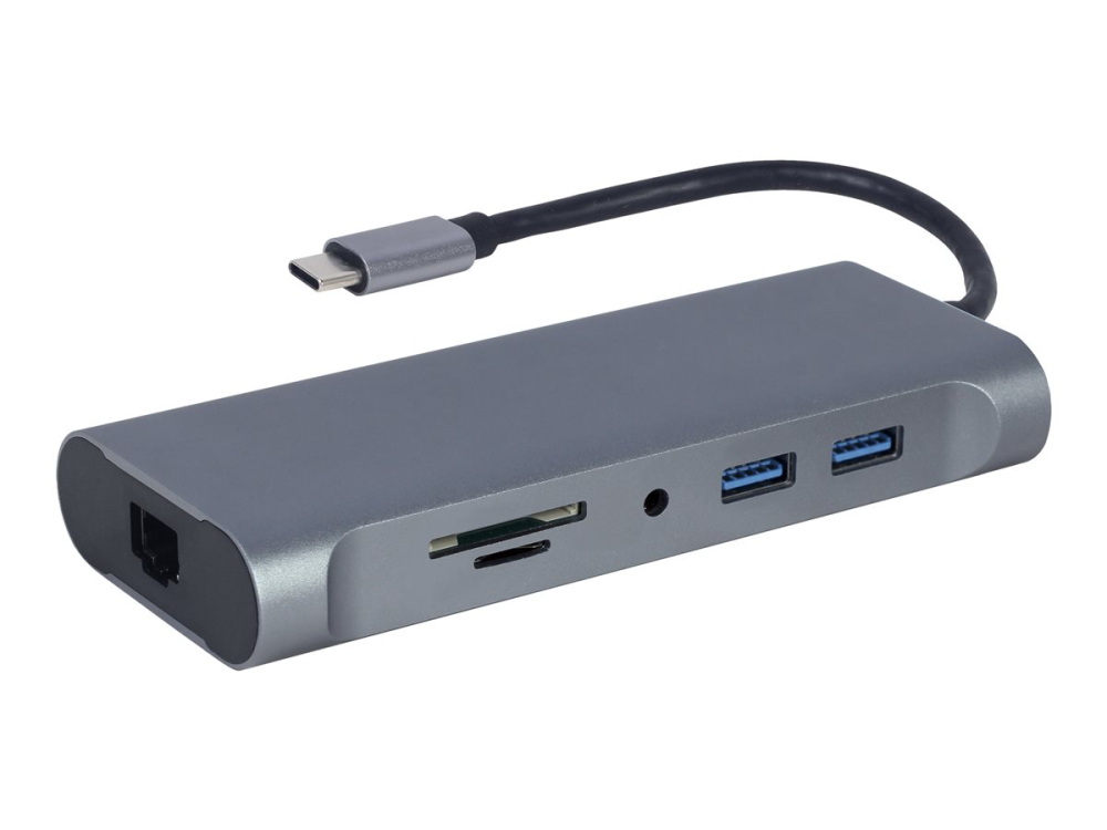 Gembird A-CM-COMBO7-01, Adaptor USB-C 7‑în‑1, HDMI, VGA, PD 100W [2]