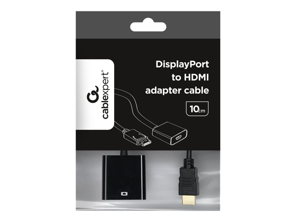 Gembird A‑DPM‑HDMIF‑002 – Adaptor DisplayPort la HDMI, 1080p, 10 cm [2]