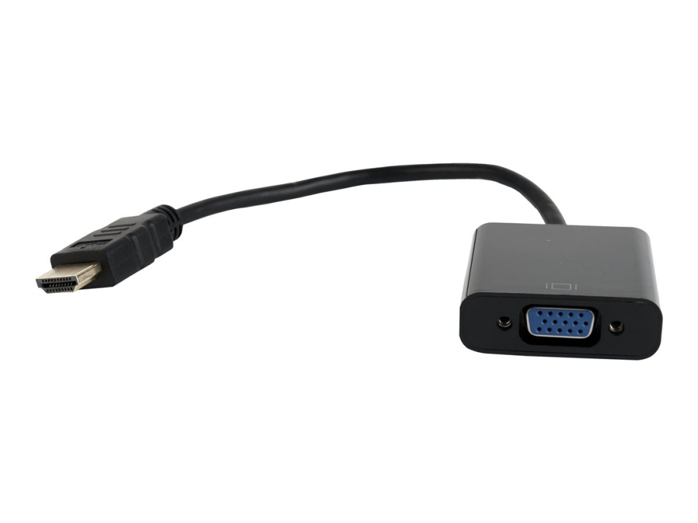 Gembird A‑HDMI‑VGA‑04 – Adaptor HDMI → VGA, 1920×1200, negru [2]