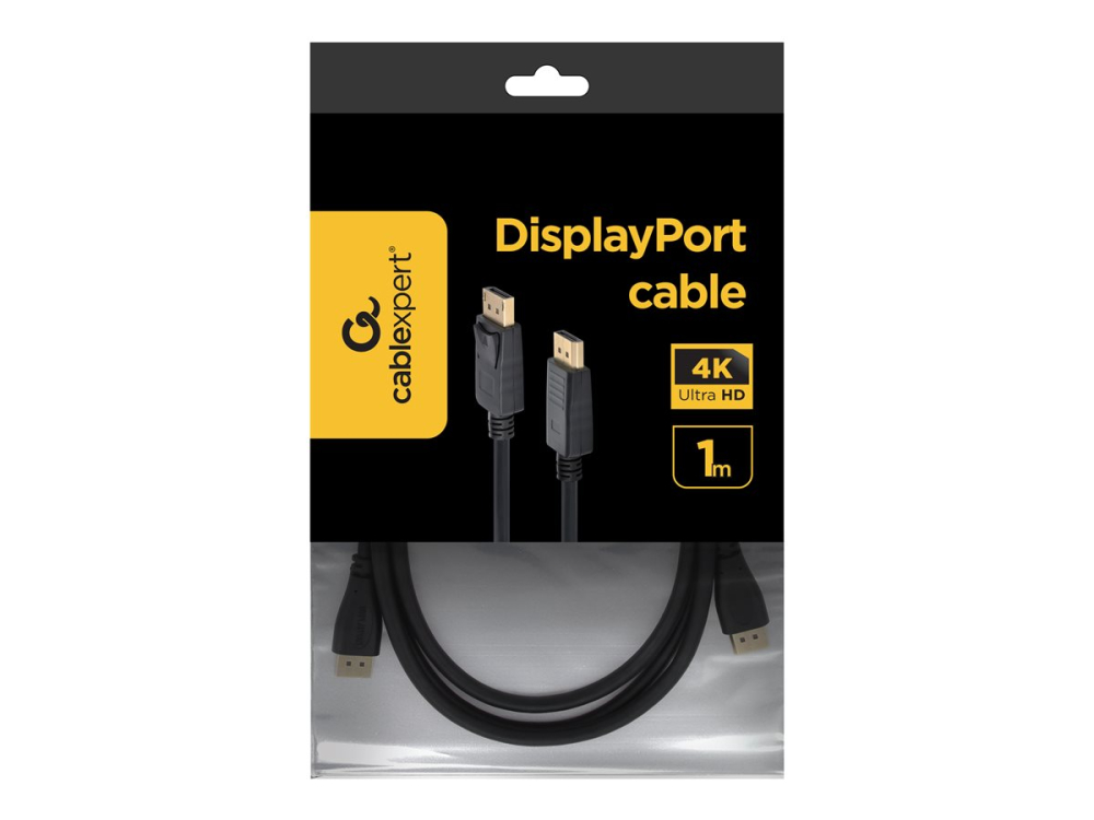 Gembird CC‑DP‑1M – Cablu DisplayPort v1.2, M/M, 1m, gold‑plated [4]