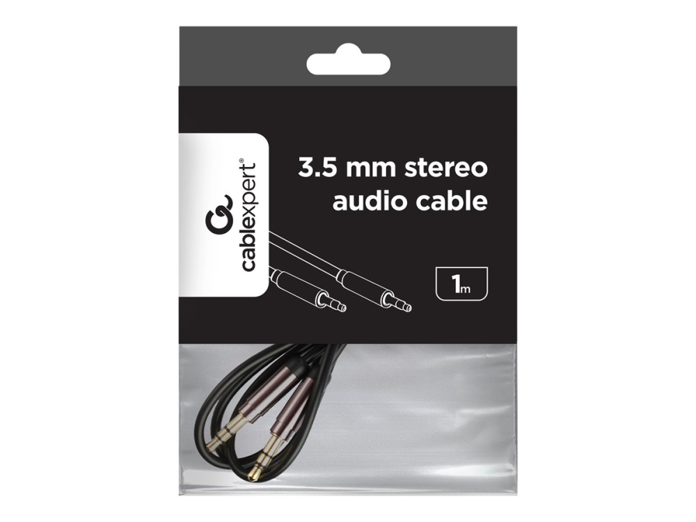 GEMBIRD CCAP‑444‑1M – Cablu Audio 3.5mm Stereo 1m [2]