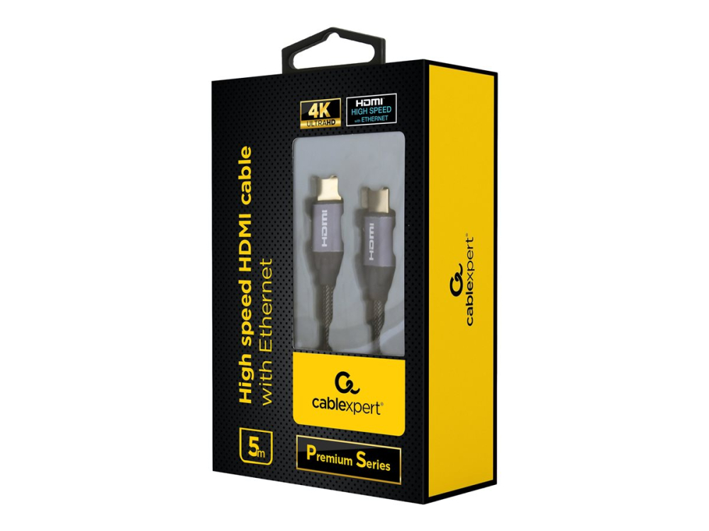 Gembird CCBP‑HDMI‑5M – Cablu HDMI High Speed cu Ethernet, Premium Series, 5m [3]